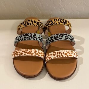 Madewell Leopard Print Sandals - Multicolor